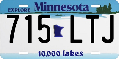 MN license plate 715LTJ