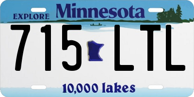 MN license plate 715LTL