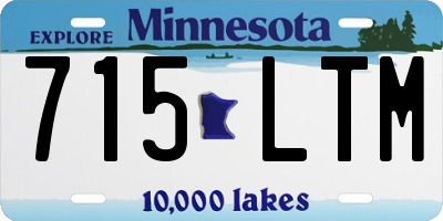 MN license plate 715LTM