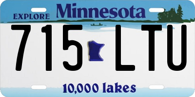 MN license plate 715LTU