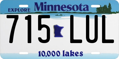 MN license plate 715LUL