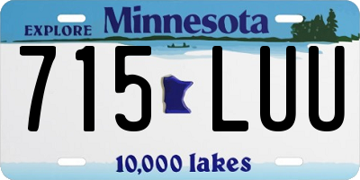 MN license plate 715LUU