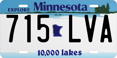 MN license plate 715LVA