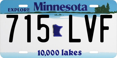 MN license plate 715LVF