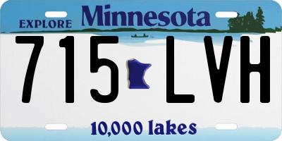 MN license plate 715LVH