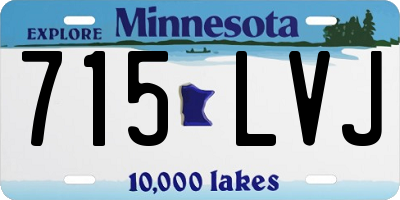 MN license plate 715LVJ