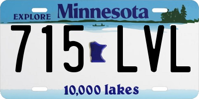 MN license plate 715LVL