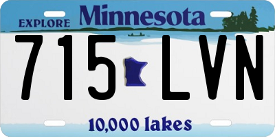 MN license plate 715LVN