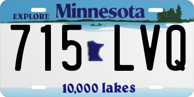 MN license plate 715LVQ