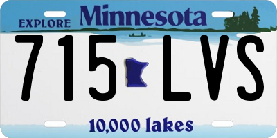 MN license plate 715LVS