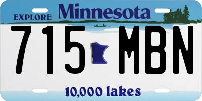 MN license plate 715MBN