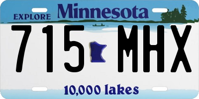 MN license plate 715MHX