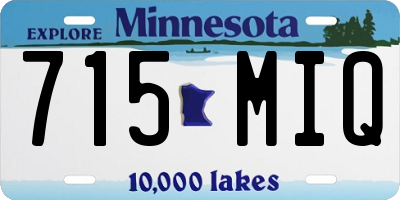 MN license plate 715MIQ
