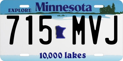 MN license plate 715MVJ