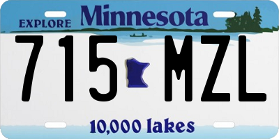 MN license plate 715MZL