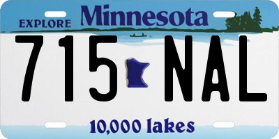 MN license plate 715NAL