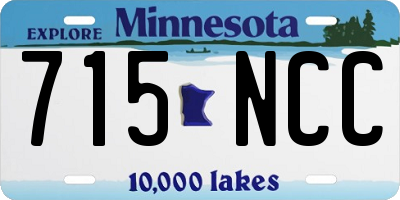 MN license plate 715NCC