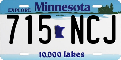 MN license plate 715NCJ