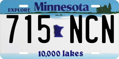 MN license plate 715NCN