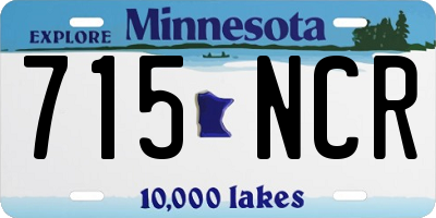 MN license plate 715NCR