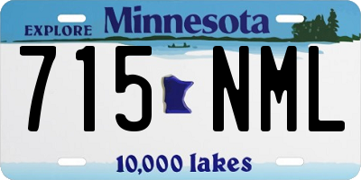MN license plate 715NML