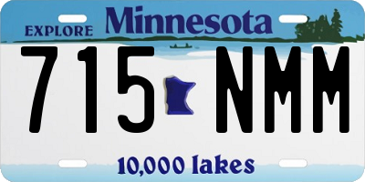 MN license plate 715NMM
