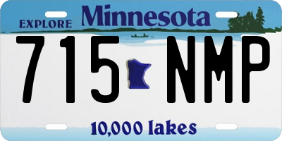MN license plate 715NMP