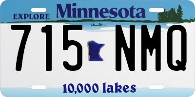 MN license plate 715NMQ