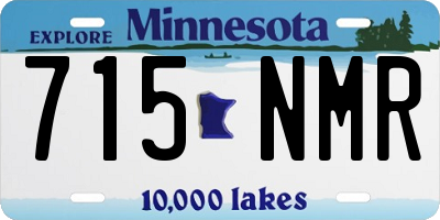 MN license plate 715NMR