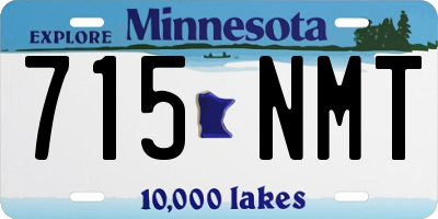 MN license plate 715NMT