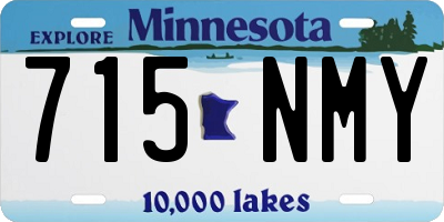 MN license plate 715NMY