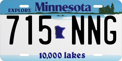 MN license plate 715NNG