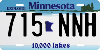 MN license plate 715NNH