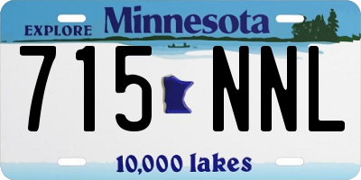 MN license plate 715NNL