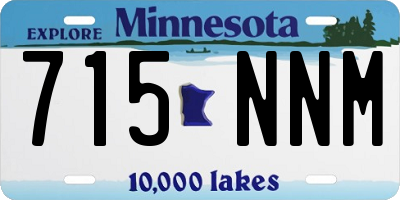 MN license plate 715NNM