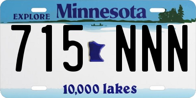 MN license plate 715NNN