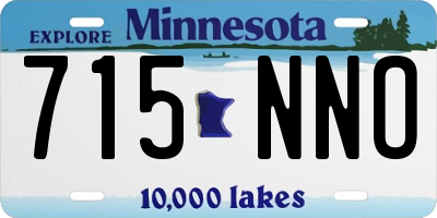 MN license plate 715NNO