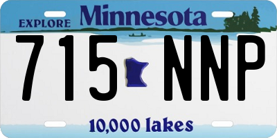 MN license plate 715NNP