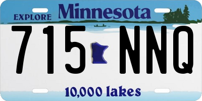 MN license plate 715NNQ