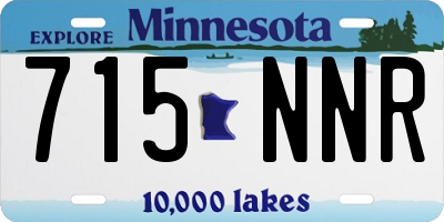 MN license plate 715NNR