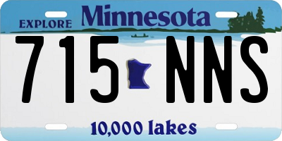 MN license plate 715NNS