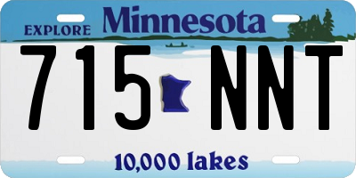 MN license plate 715NNT