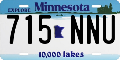 MN license plate 715NNU