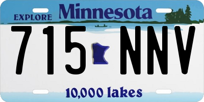 MN license plate 715NNV
