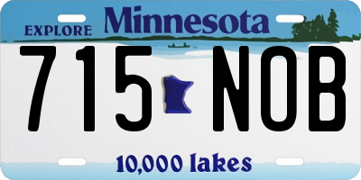 MN license plate 715NOB