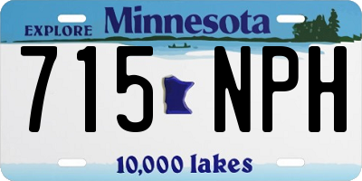MN license plate 715NPH