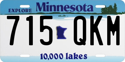 MN license plate 715QKM