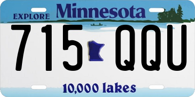MN license plate 715QQU