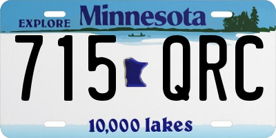 MN license plate 715QRC