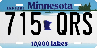 MN license plate 715QRS